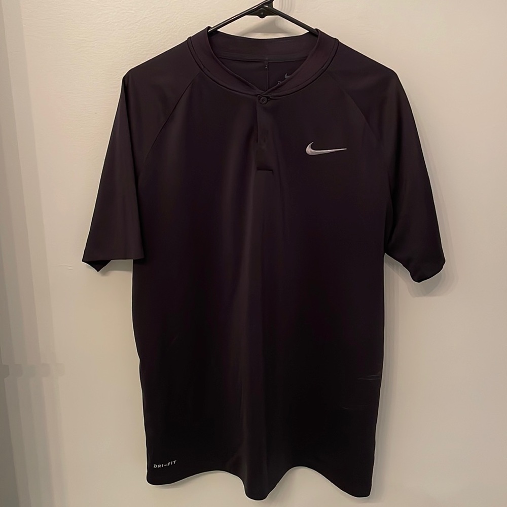 Nike Collarless Polo